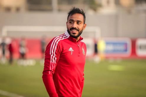 بعد استبعاده فنيا.. محمود كهربا يواصل تدريباته في الأهلي